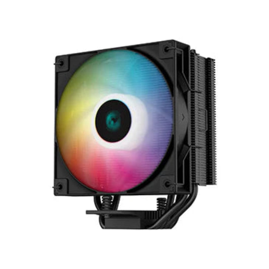 DEEPCOOL AG400 Single Tower ARGB 120mm CPU Air Cooler (Black)