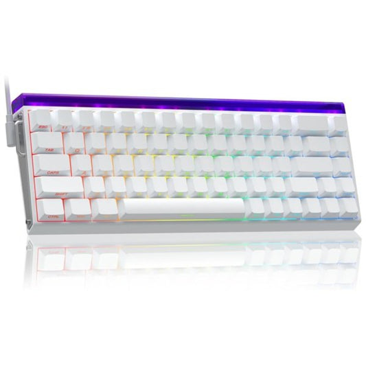 AULA Hero 68HE 60% Wired Mechanical Gaming Keyboard ( White ) ( Meteor Magnetic Switch )