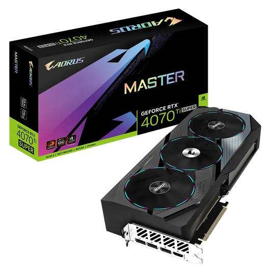Gigabyte AORUS GeForce RTX 4070 Ti SUPER Master 16GB Graphic Card
