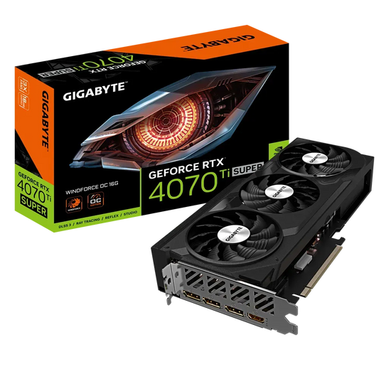 Gigabyte GeForce RTX 4070 Ti SUPER WINDFORCE OC 16GB Graphic Card