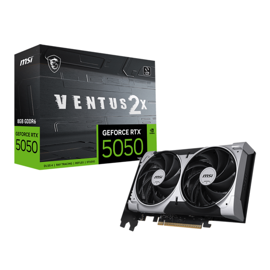 MSI GeForce RTX 5050 Ventus 2X 8GB NVIDIA Graphic Card