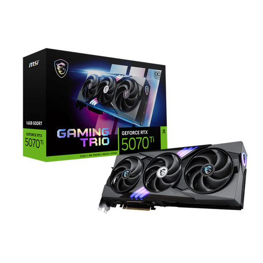 MSI GeForce RTX 5070 Ti Gaming Trio OC 16GB Nvidia Graphic Card