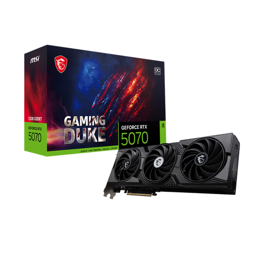 MSI GeForce RTX 5070 Gaming Duke 3X OC 12GB Nvidia Graphic Card