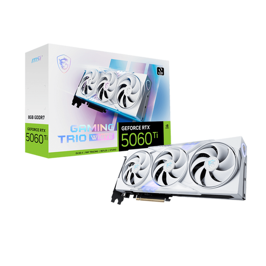 MSI GeForce RTX 5060 Ti Gaming Trio White 8GB Nvidia Graphic Card