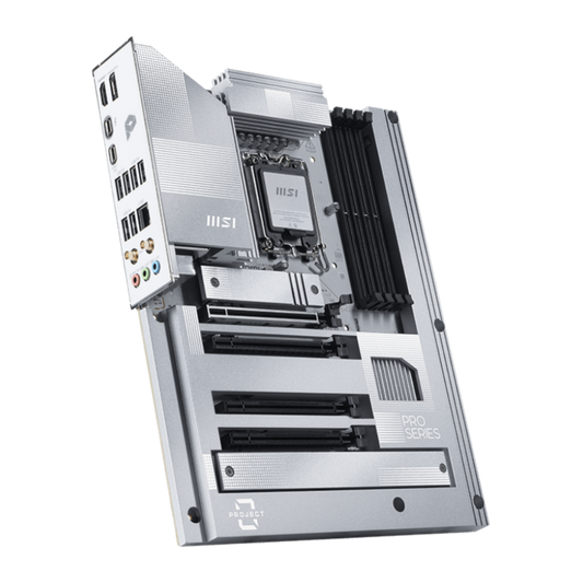 MSI Pro Z890-S Wifi7 PZ DDR5 Intel Motherboard ( White )