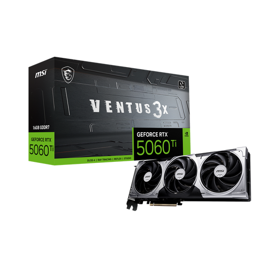 MSI GeForce RTX 5060 Ti Ventus 3X 16GB Nvidia Graphic Card