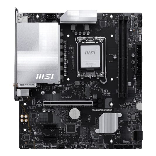 MSI Pro H810M-B Wifi6e DDR5 Intel Motherboard