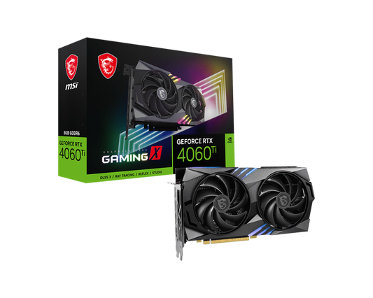 MSI GeForce RTX 4060 Ti OC 8GB NVIDIA Graphic Card