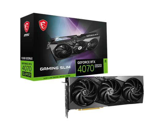 MSI GeForce RTX 4070 Super Gaming Slim 12GB Nvidia Graphic Card