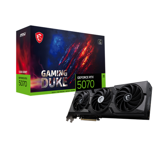 MSI GeForce RTX 5070 Gaming Duke 3X 12GB Nvidia Graphic Card