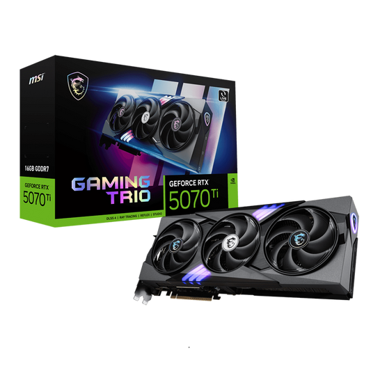 MSI GeForce RTX 5070 Ti Gaming Trio Plus 16GB Nvidia Graphic Card