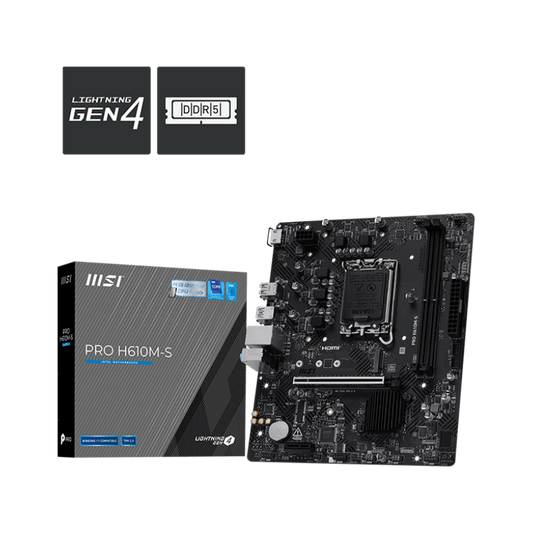 MSI Pro H610M-S DDR5 Intel Motherboard