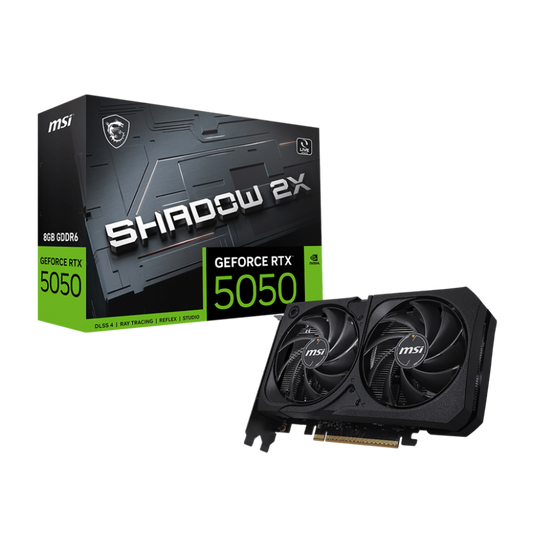 MSI GeForce RTX 5050 Shadow 2X 8GB NVIDIA Graphic Card
