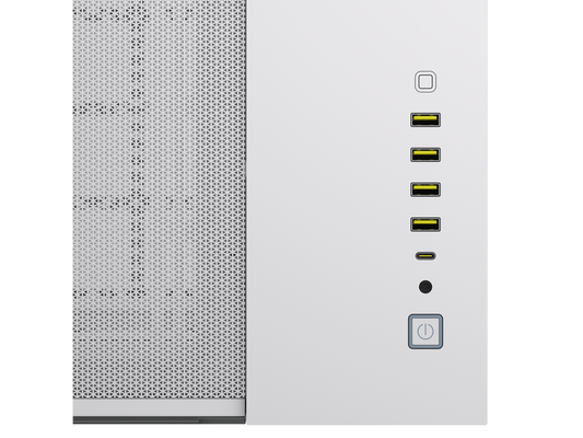 CORSAIR 6500X ATX Mid Tower Dual Chamber Cabinet (White)