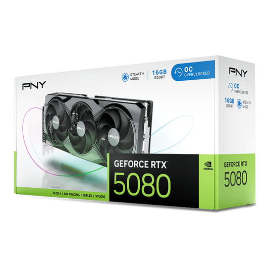 PNY GeForce RTX 5080 OC 16GB Nvidia Graphic Card