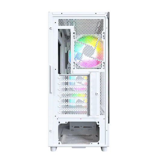 MONTECH X5 ARGB EATX Mid Tower Cabinet ( White )
