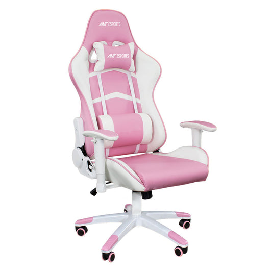ANT ESPORTS 9077 Ergonomic Gaming Chair ( White / Pink )