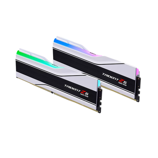 G.SKILL Trident Z5 Neo RGB 64GB ( 32GBx2 ) 6000MHz DDR5 RAM ( White ) ( CL36 )
