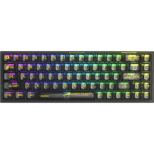REDRAGON K631 Pro Castor 65% Mechanical Wired gaming Keyboard ( Black ) ( Translucent Custom Switch )