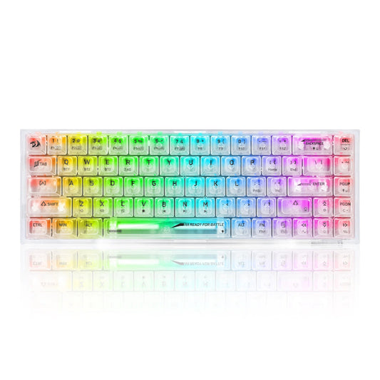 REDRAGON K631 Pro Castor 65% Mechanical Wired Gaming Keyboard ( White )