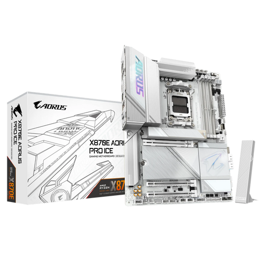 GIGABYTE X870E Aorus Pro ICE WIFI7 DDR5 AMD Motherboard