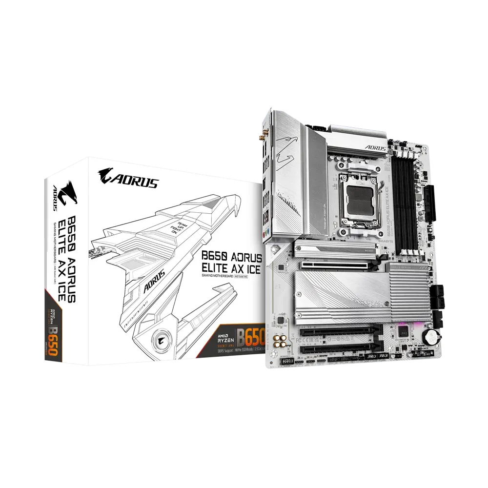 Buy GIGABYTE B650 AORUS ELITE AX ICE DDR5 Motherboard (White) in