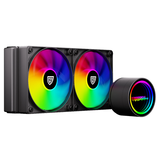 COCONUT Sports Freeze 240mm ARGB CPU Liquid Cooler ( Black )
