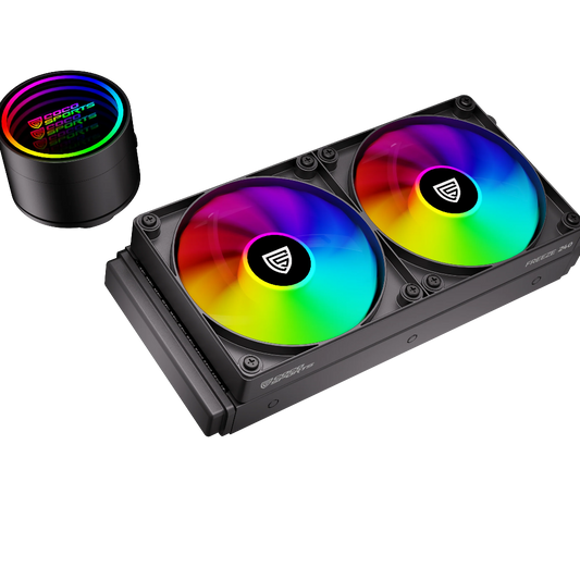 COCONUT Sports Freeze 240mm ARGB CPU Liquid Cooler ( Black )