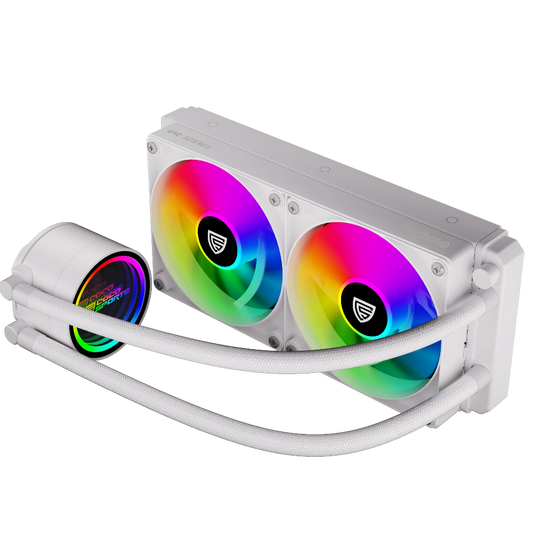 COCONUT Sports Freeze 240mm ARGB CPU Liquid Cooler ( White )