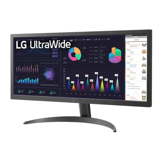 LG UltraWide 26WQ500-B 26 Inch FHD 75Hz IPS Panel 99% SRGB 1ms AMD Freesync IPS Gaming Monitor