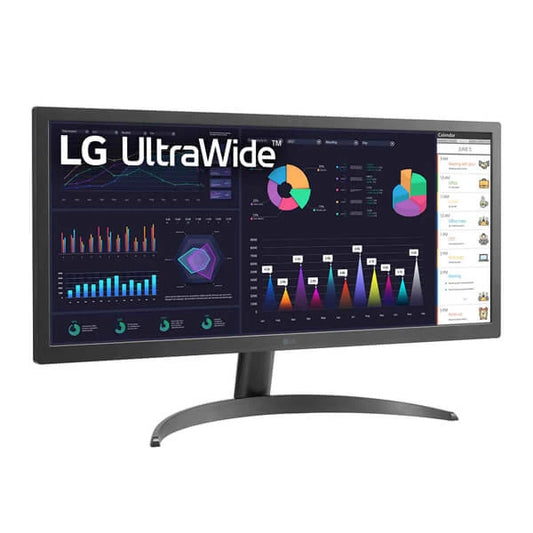 LG UltraWide 26WQ500-B 26 Inch FHD 75Hz IPS Panel 99% SRGB 1ms AMD Freesync IPS Gaming Monitor