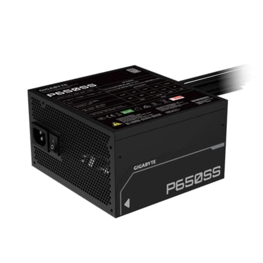 GIGABYTE P650SS 80+ Silver ATX 3.1 Non Modular Power Supply ( Black )