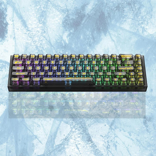 REDRAGON K631 Pro Castor 65% Mechanical Wired gaming Keyboard ( Black ) ( Translucent Custom Switch )