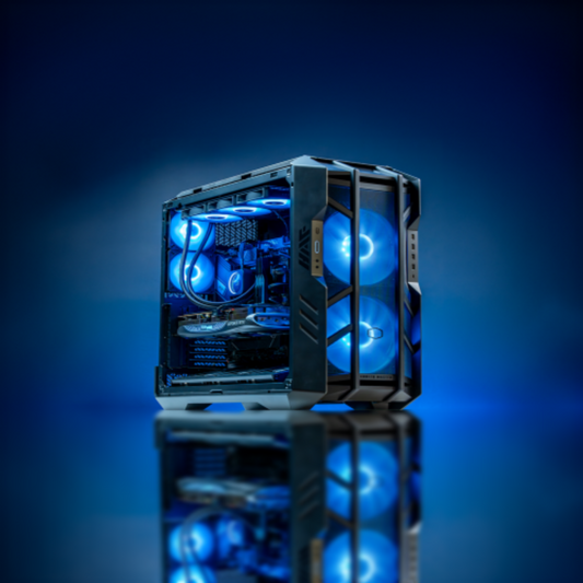 AIX AD910 ( AMD Threadripper 7960X / NVIDIA RTX A5000 24GB / 128GB RAM DDR5 / 1TB M.2 NVME Gen4 SSD / 500GB M.2 NVME Gen4 SSD ) Custom PC Build For AI Development And Research