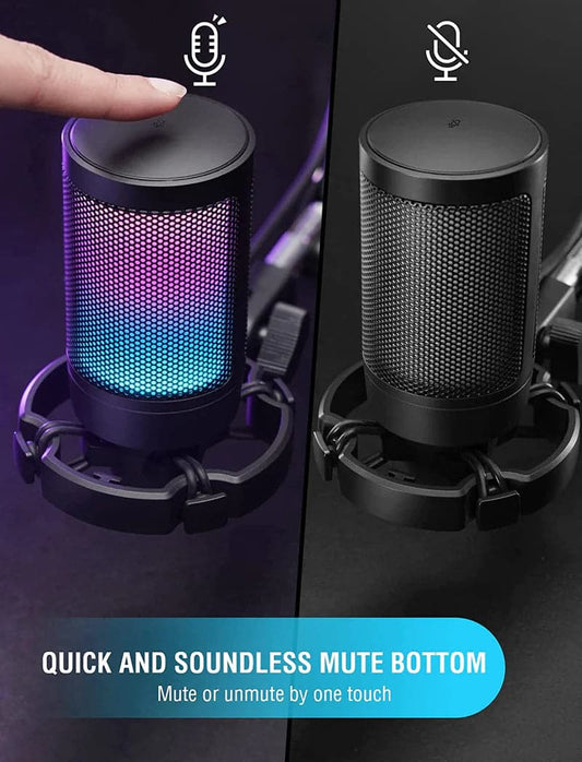 FIFINE Ampligame A6V USB Gaming Microphone ( Black )