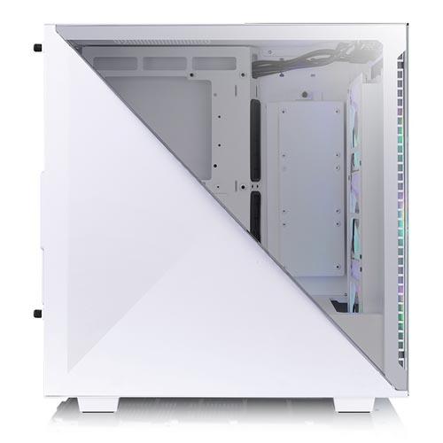 THERMALTAKE Divider 500 Snow ARGB ATX Mid Tower Cabinet (White)