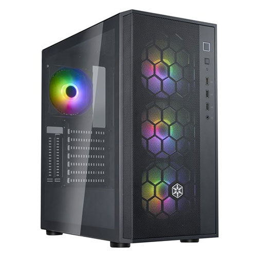 SILVERSTONE FARA R1 PRO V2 ARGB ATX mid Tower Cabinet (Black)