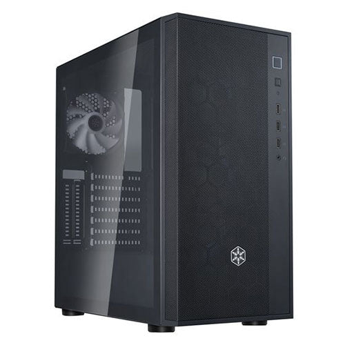 SILVERSTONE FARA R1 PRO V2 ARGB ATX mid Tower Cabinet (Black)