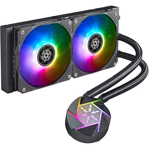 SILVERSTONE VIDA 240 SLIM High Performance Slim All In One Liquid Cooler (Black)
