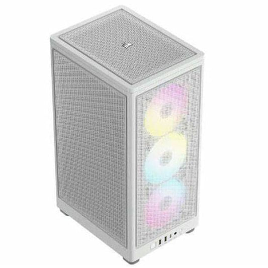 CORSAIR iCUE 2000D RGB Airflow ITX Mini Tower Cabinet (White)