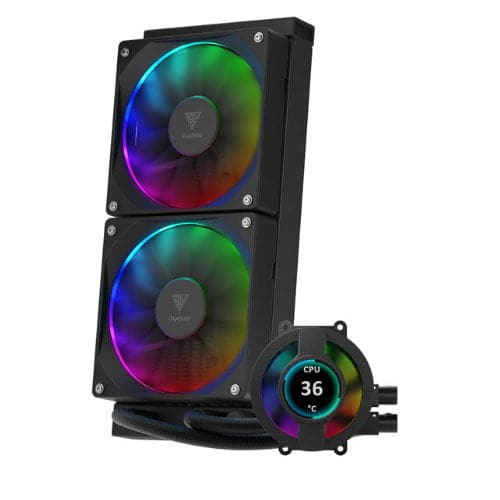 GAMDIAS CHIONE P3 240U 240mm ARGB CPU Liquid Cooler (Black)