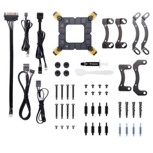 GAMDIAS CHIONE P3 240U 240mm ARGB CPU Liquid Cooler (Black)