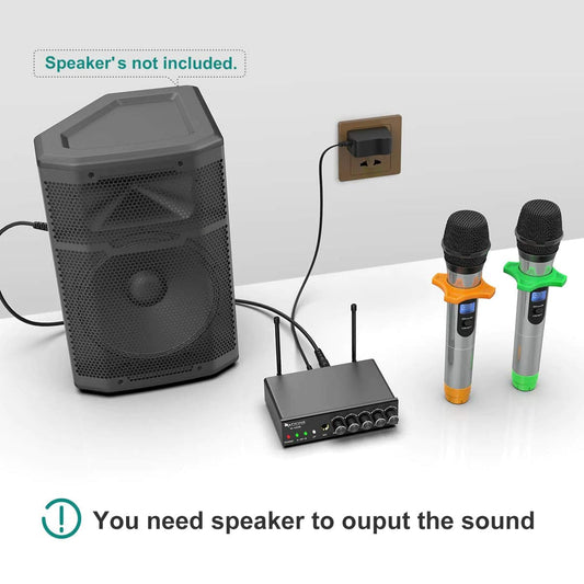 FIFINE K036 Wireless HandHeld Microphone ( Gray )