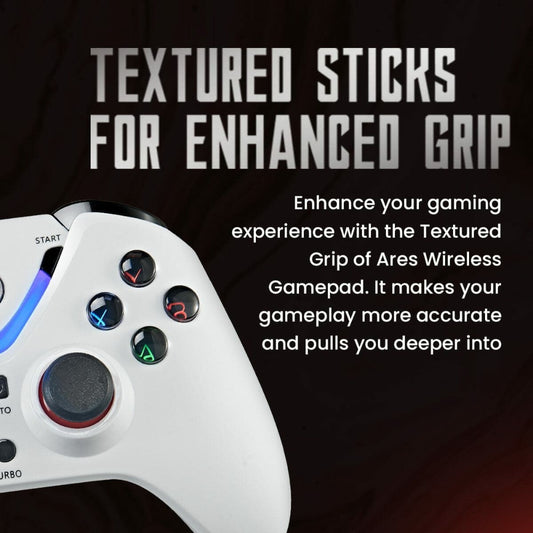 COSMIC BYTE Ares Wireless Console (White)