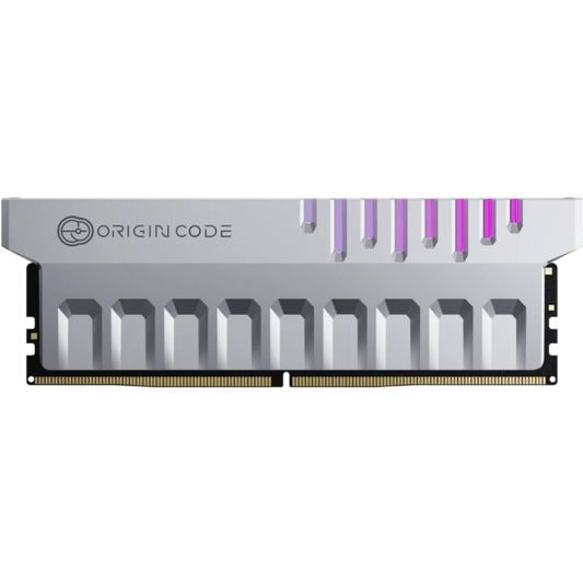 ORIGIN CODE Vortex RGB 256GB ( 64GB x 4 ) 6000MHz DDR5 RAM ( Silver ) ( CL30 )