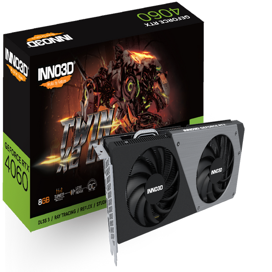INNO3D GeForce RTX 4060 Twin X2 OC Nvidia Graphic Card