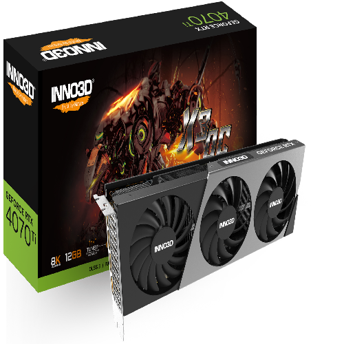 INNO3D GeForce RTX 4070 Ti X3 Gaming OC Nvidia Graphic Card