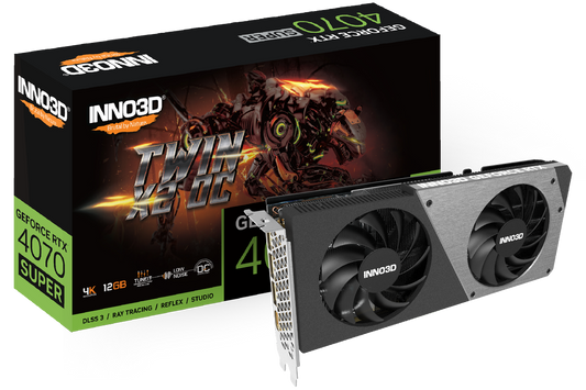 INNO3D GeForce RTX 4070 Super Twin X2 OC 12GB Nvidia Graphic Card