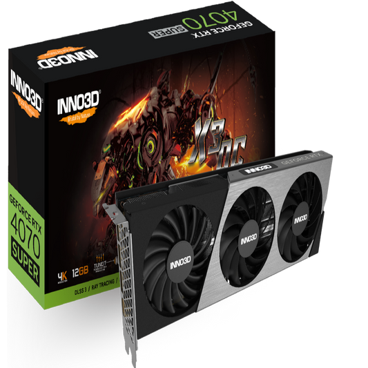 INNO3D GeForce RTX 4070 Super Twin X3 OC 12GB Nvidia Graphic Ca