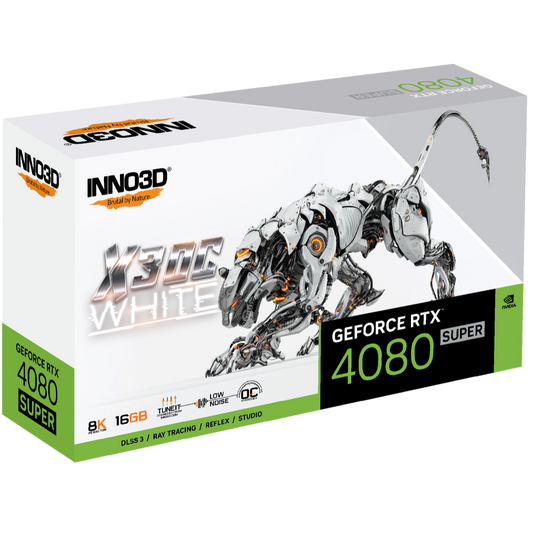 INNO3D GeForce RTX 4080 Super X3 OC White 16GB Nvidia Graphic card